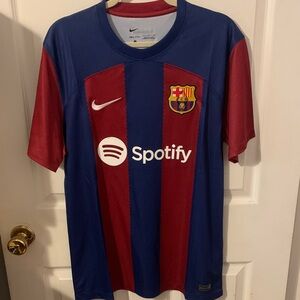 Nike Barcelona Jersey in Blue and Red